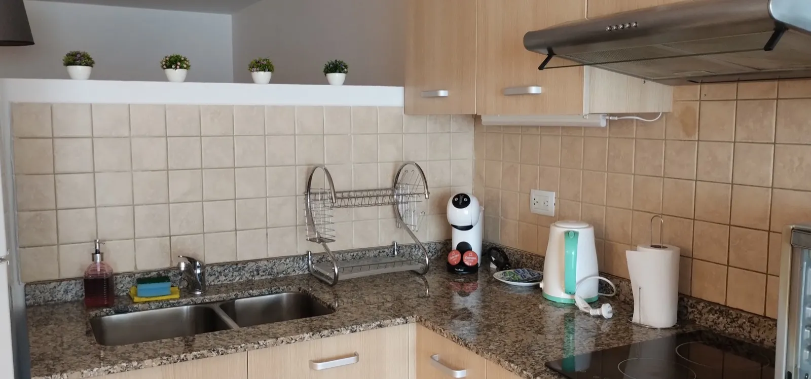 Rincón de café en la cocina